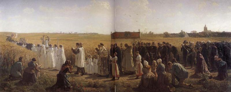 Jules Breton La Benediction des bles en Artois Germany oil painting art